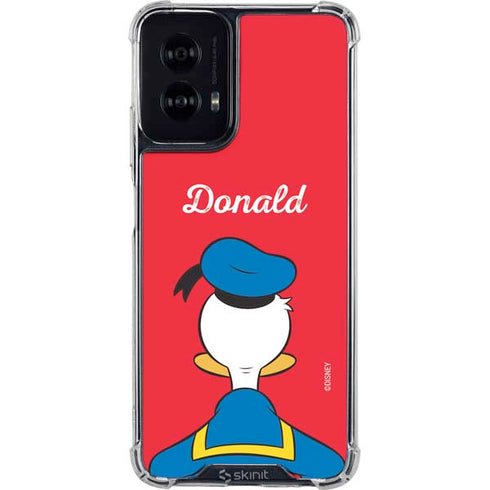 Disney Friends Donald Duck Backwards Moto G Power 5G (2024) Clear Case