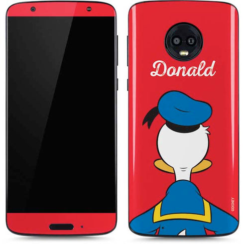 Disney Friends Donald Duck Backwards Moto G6 Skin