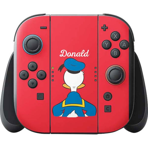 Disney Friends Donald Duck Backwards Nintendo Switch 2 (2025) with Joy-Con Skin