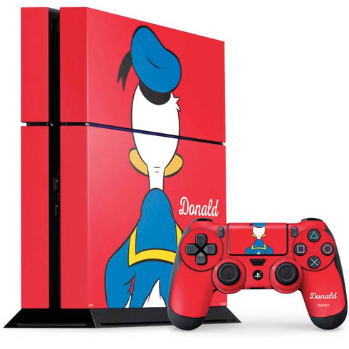 Disney Friends Donald Duck Backwards PlayStation PS4 Skins