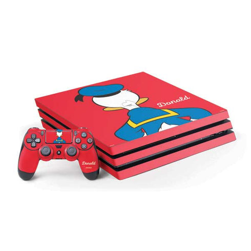 Disney Friends Donald Duck Backwards PlayStation PS4 Skins