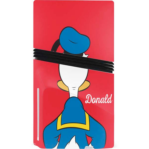 Disney Friends Donald Duck Backwards PS5 Pro Disk Bundle Skin