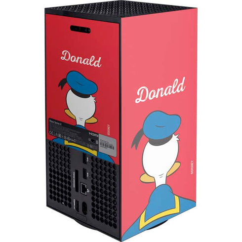 Disney Friends Donald Duck Backwards XBox Series X Digital Edition Console Skin