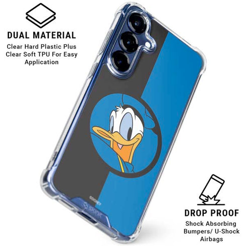 Disney Friends Donald Duck Galaxy S25 Clear Case