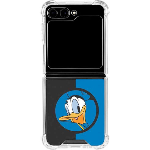 Disney Friends Donald Duck Galaxy Z Flip6 Clear Case