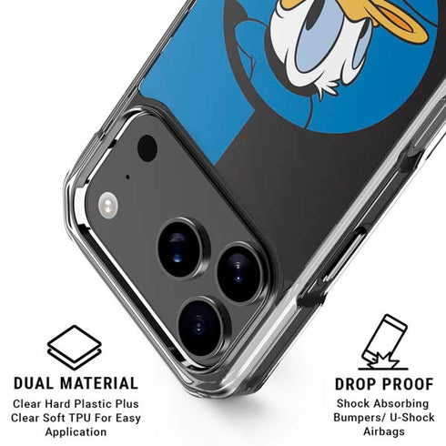 Disney Friends Donald Duck iPhone 18 Pro Clear Case