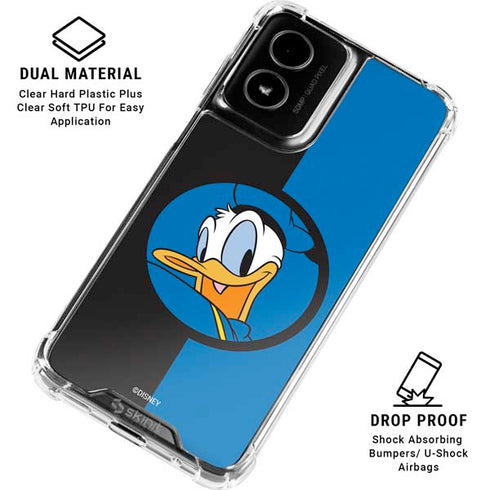 Disney Friends Donald Duck Moto G Power 5G (2024) Clear Case