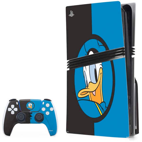 Disney Friends Donald Duck PS5 Pro Disk Bundle Skin