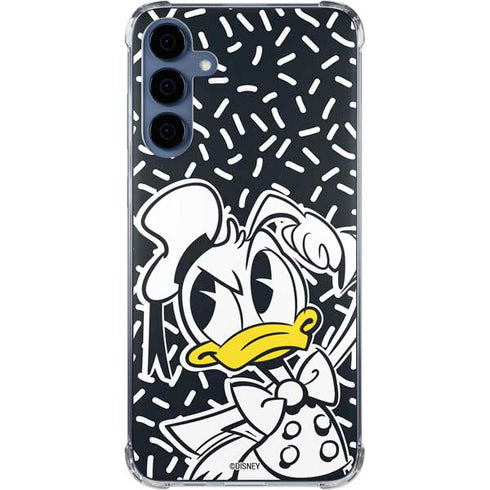 Disney Friends Donald Duck Thinking Galaxy A35 5G Clear Case