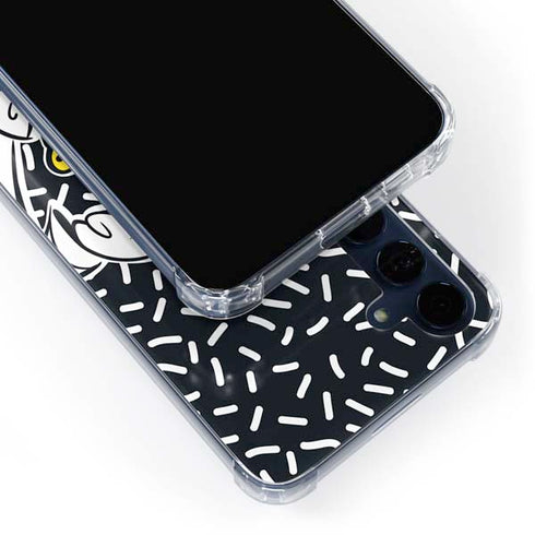 Disney Friends Donald Duck Thinking Galaxy A55 5G Clear Case