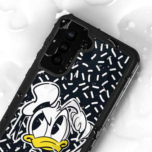 Disney Friends Donald Duck Thinking Galaxy S24 Plus Waterproof Case