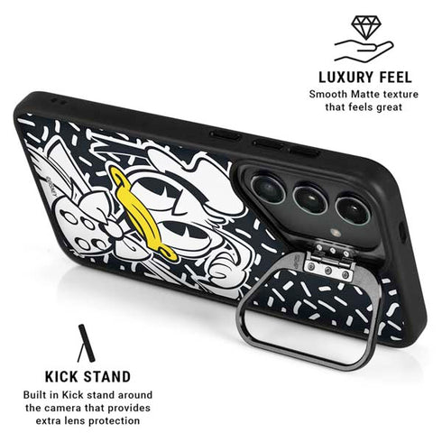 Disney Friends Donald Duck Thinking Galaxy S25 Ultra Kickstand Case