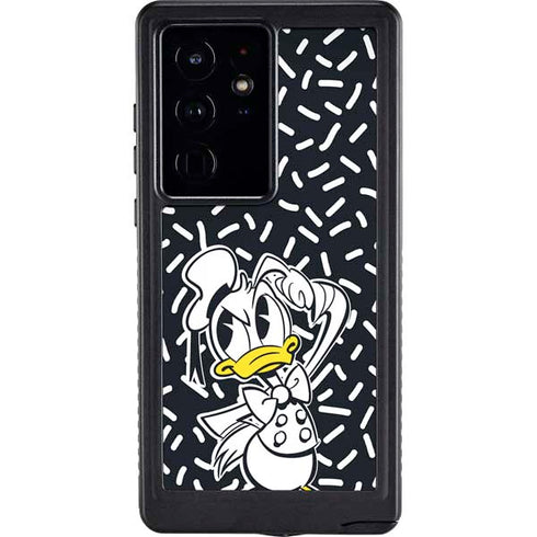 Disney Friends Donald Duck Thinking Galaxy S24 Ultra Waterproof Case