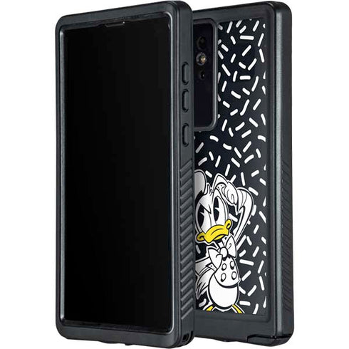 Disney Friends Donald Duck Thinking Galaxy S24 Ultra Waterproof Case