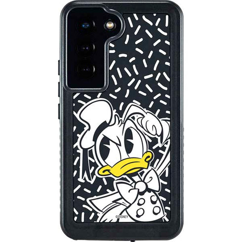 Disney Friends Donald Duck Thinking Galaxy S24 Waterproof Case