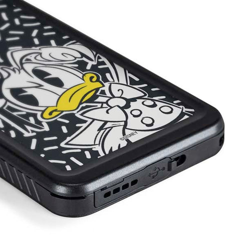 Disney Friends Donald Duck Thinking Galaxy S24 Waterproof Case