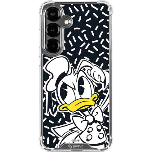Disney Friends Donald Duck Thinking Galaxy S26 Clear Case
