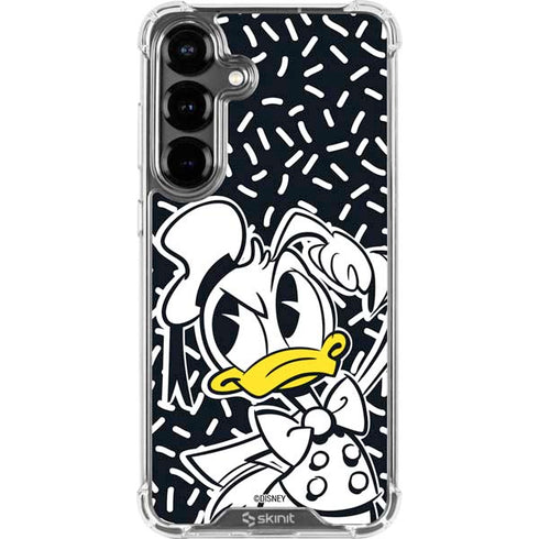 Disney Friends Donald Duck Thinking Galaxy S26 Plus Clear Case