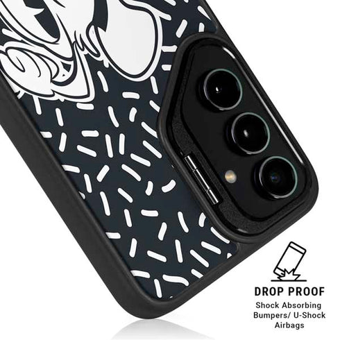 Disney Friends Donald Duck Thinking Galaxy S26 Plus Kickstand Case