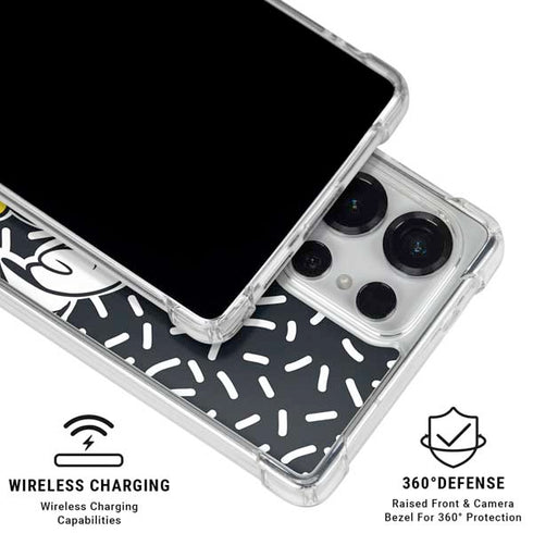 Disney Friends Donald Duck Thinking Galaxy S26 Ultra Clear Case
