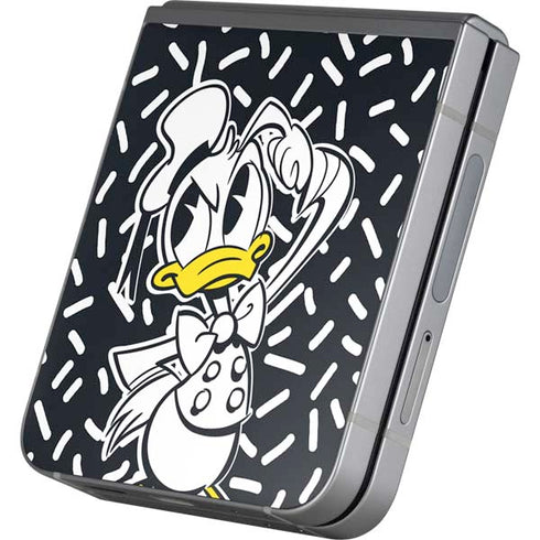 Disney Friends Donald Duck Thinking Galaxy Z Flip6 Skin