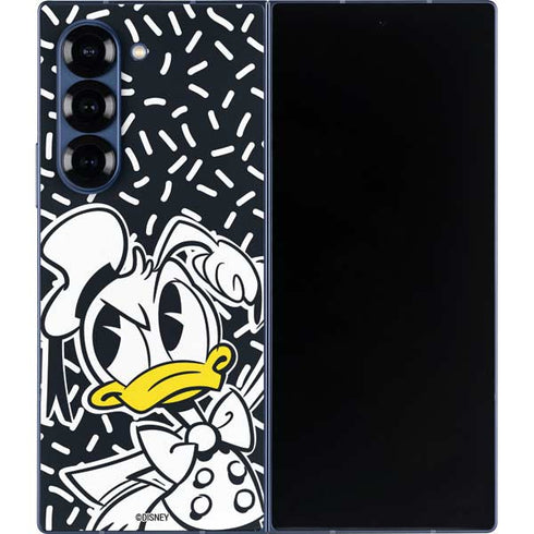 Disney Friends Donald Duck Thinking Galaxy Z Fold6 Skin