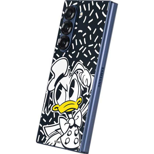 Disney Friends Donald Duck Thinking Galaxy Z Fold6 Skin