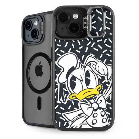 Disney Friends Donald Duck Thinking iPhone 15 Plus Kickstand Case