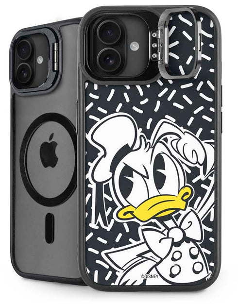 Disney Friends Donald Duck Thinking iPhone 16 Plus Kickstand Case
