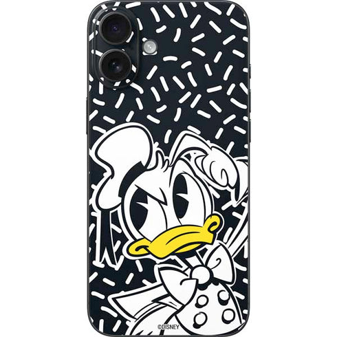 Disney Friends Donald Duck Thinking iPhone 16 Plus Skin