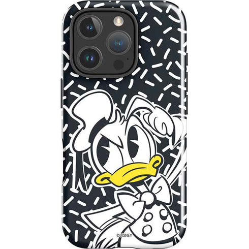 Disney Friends Donald Duck Thinking iPhone 16 Pro Max Impact Case