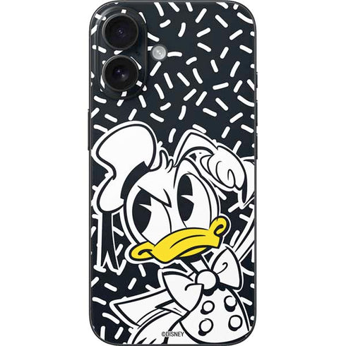 Disney Friends Donald Duck Thinking iPhone 16 Skin