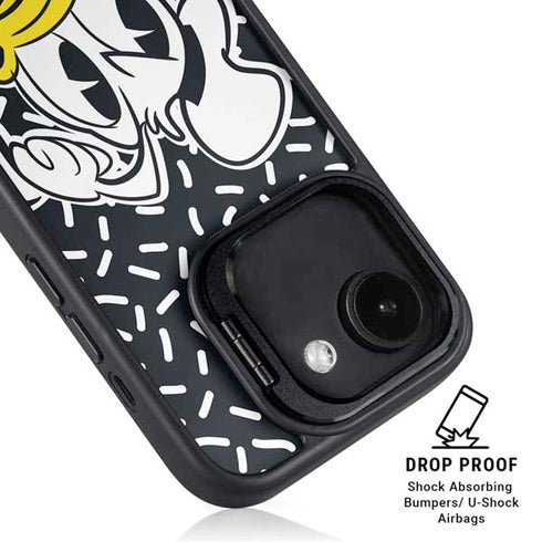 Disney Friends Donald Duck Thinking iPhone 16e Kickstand Case
