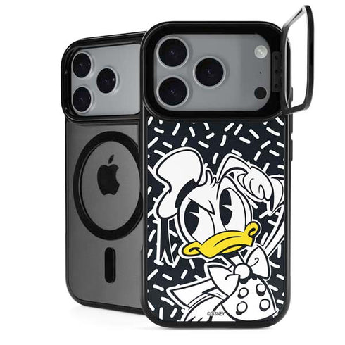 Disney Friends Donald Duck Thinking iPhone 18 Pro Kickstand Case