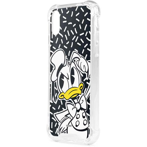 Disney Friends Donald Duck Thinking iPhone XS Clear Case