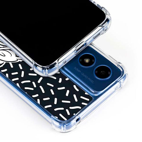 Disney Friends Donald Duck Thinking Moto G 5G (2024) Clear Case