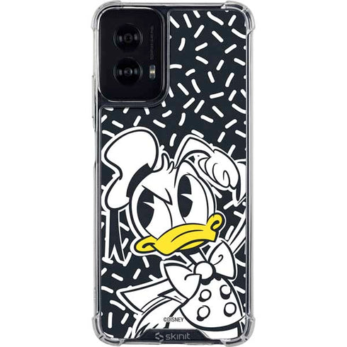 Disney Friends Donald Duck Thinking Moto G Power 5G (2024) Clear Case