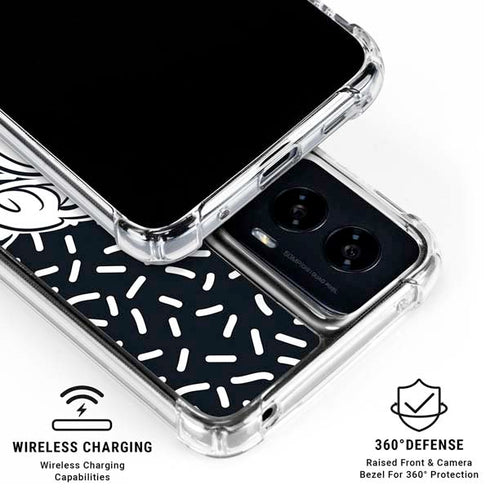 Disney Friends Donald Duck Thinking Moto G Power 5G (2024) Clear Case