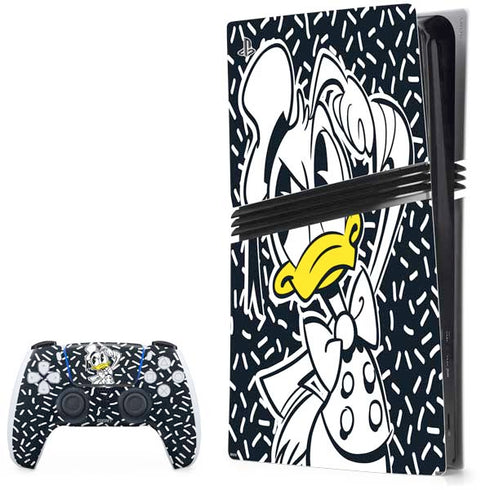 Disney Friends Donald Duck Thinking PS5 Pro Bundle Skin