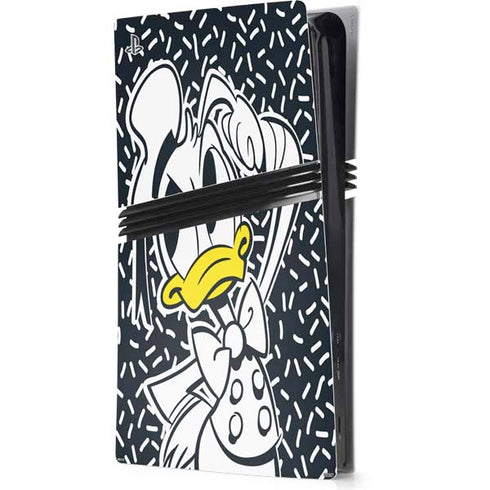 Disney Friends Donald Duck Thinking PS5 Pro Console Skin