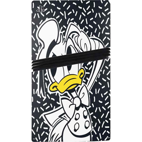 Disney Friends Donald Duck Thinking PS5 Pro Console Skin