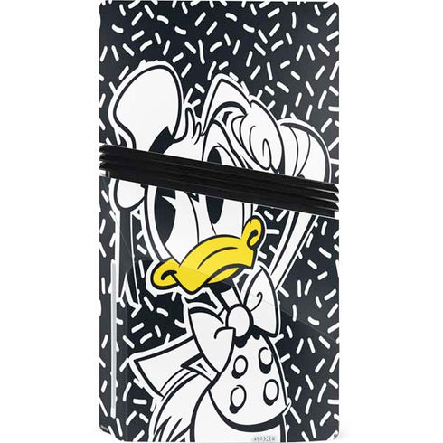 Disney Friends Donald Duck Thinking PS5 Pro Disk Bundle Skin
