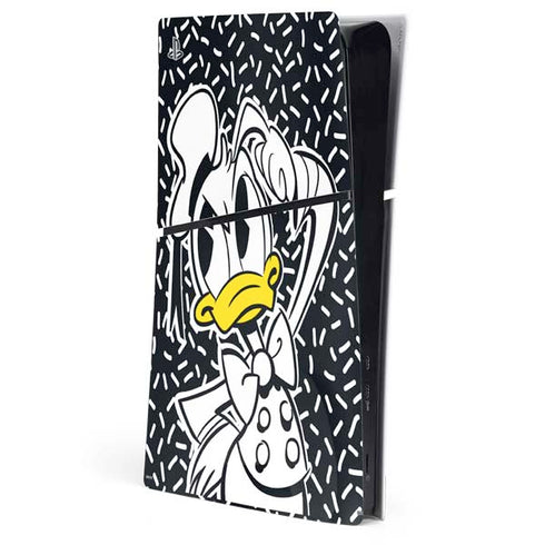Disney Friends Donald Duck Thinking PS5 Slim Digital Edition Console Skin