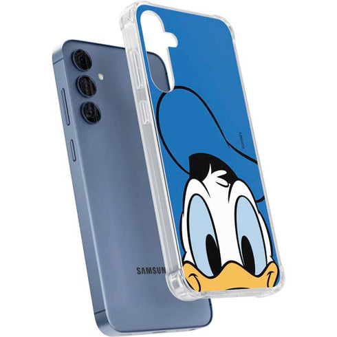 Disney Friends Donald Duck Up Close Galaxy A55 5G Clear Case