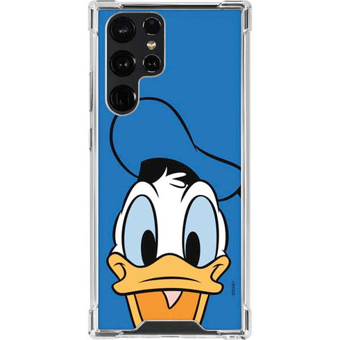 Disney Friends Donald Duck Up Close Galaxy S23 Ultra Clear Case