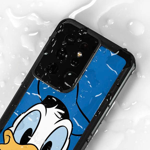 Disney Friends Donald Duck Up Close Galaxy S24 Ultra Waterproof Case