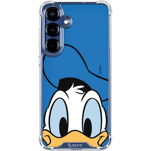 Disney Friends Donald Duck Up Close Galaxy S25 Plus Clear Case