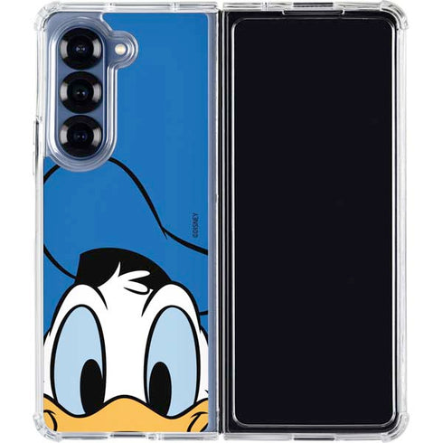 Disney Friends Donald Duck Up Close Galaxy Z Fold6 Clear Case