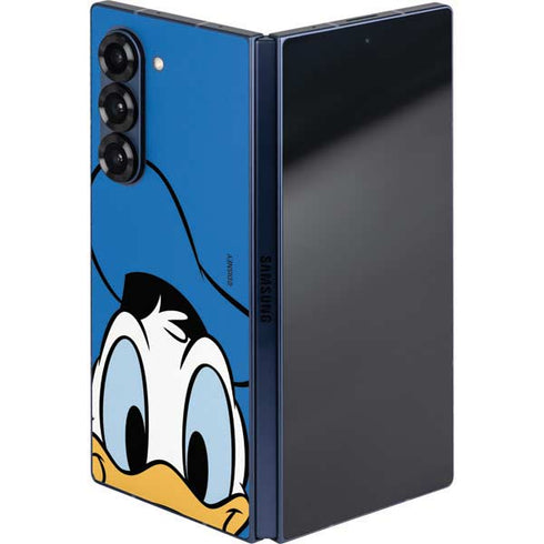 Disney Friends Donald Duck Up Close Galaxy Z Fold6 Skin