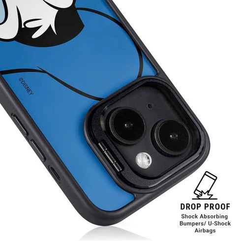 Disney Friends Donald Duck Up Close iPhone 15 Plus Kickstand Case